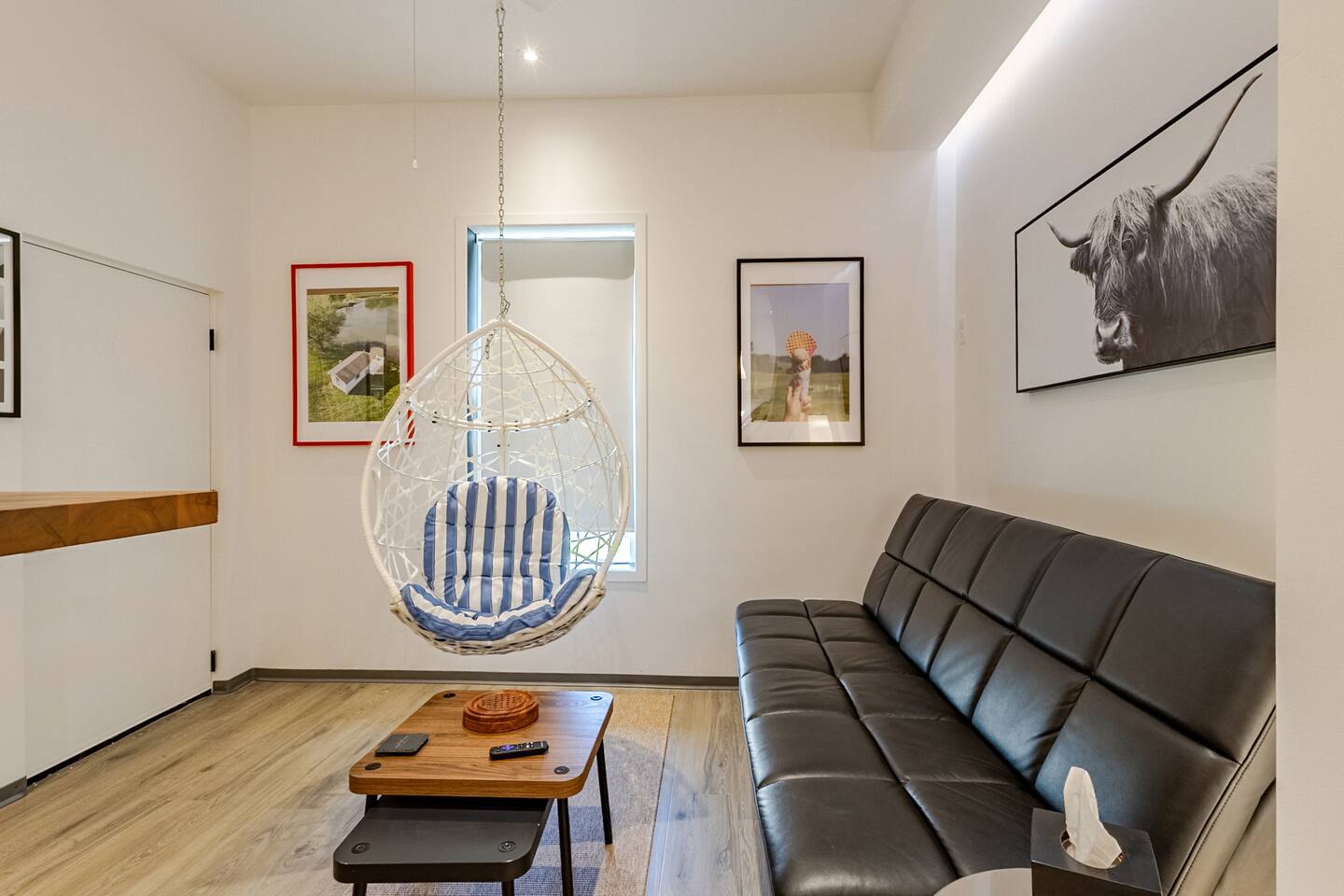 A look around Barndo 3A · North one-bedroom, one of the one-bedroom barndominium suite stays guests book for a farm weekend in the Tennessee foothills near the Smokies.