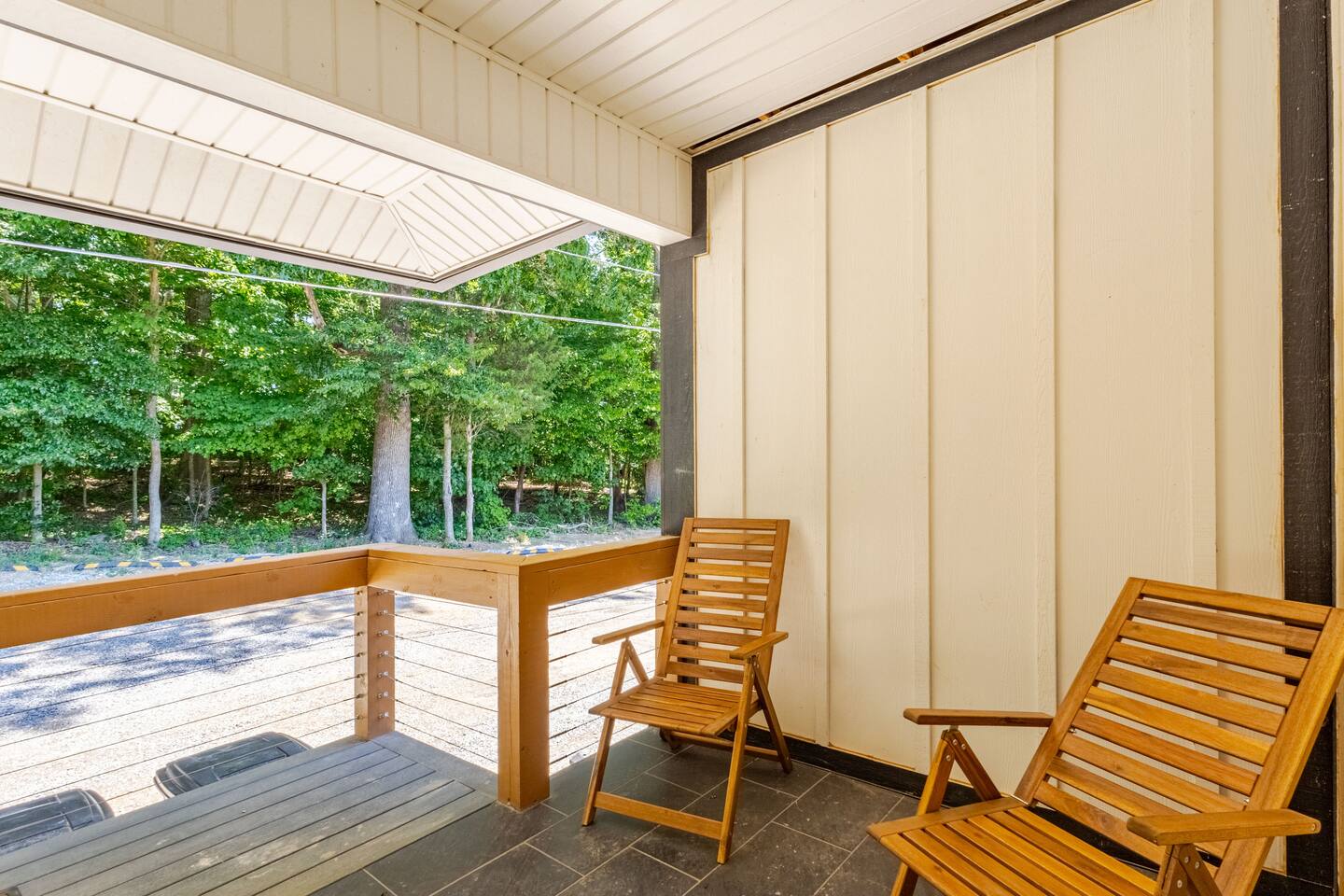 Barndo 3B · Three-bedroom house at Cedar Pond Farms in Jefferson City — a three-bedroom barndominium on a working farm with Scottish Highland cattle.